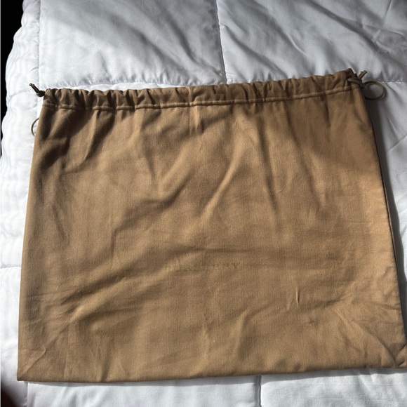 Burberry Banner House Check Derby Leather Medium Tote w/ Strap Authentic - Black - Picture 16 of 16